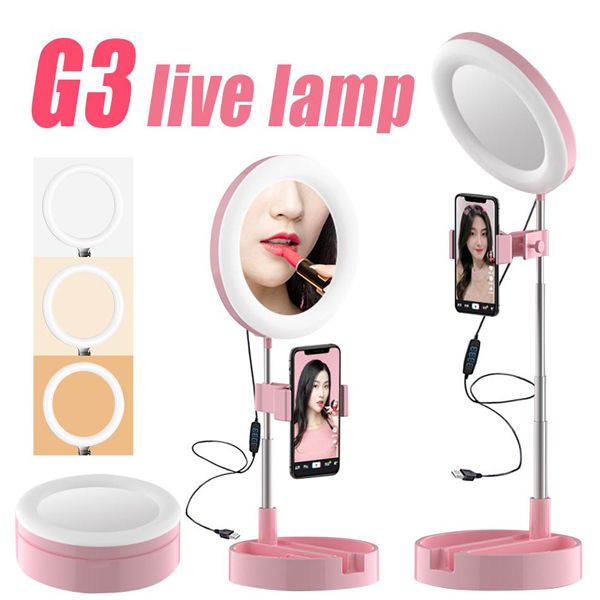 Live Makeup Multipurpose Ring Lamp With Mobile Stand.