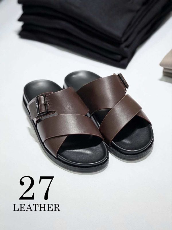 Axis Premium Leather Sandal(Chocolate)