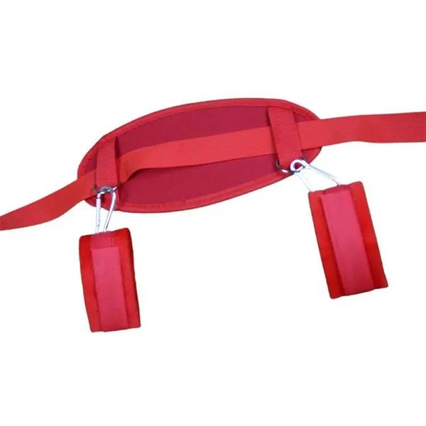 Adjustable BDSM Position Restraint Strap with Neck & Leg Support - Image 7