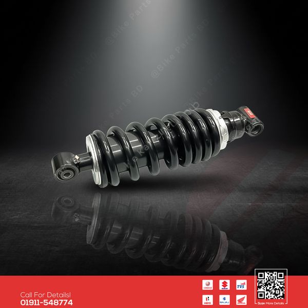 Shock Absorber (Black) for Yamaha FZS V2, FZS V3 & Fazer V2 bike.