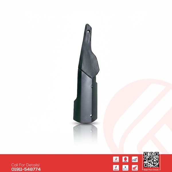 Silencer Muffler Cover for Yamaha R15 V3 bike.