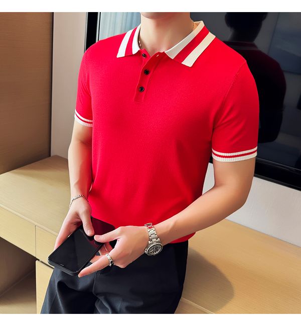 Premium Polo T-shirts X Red