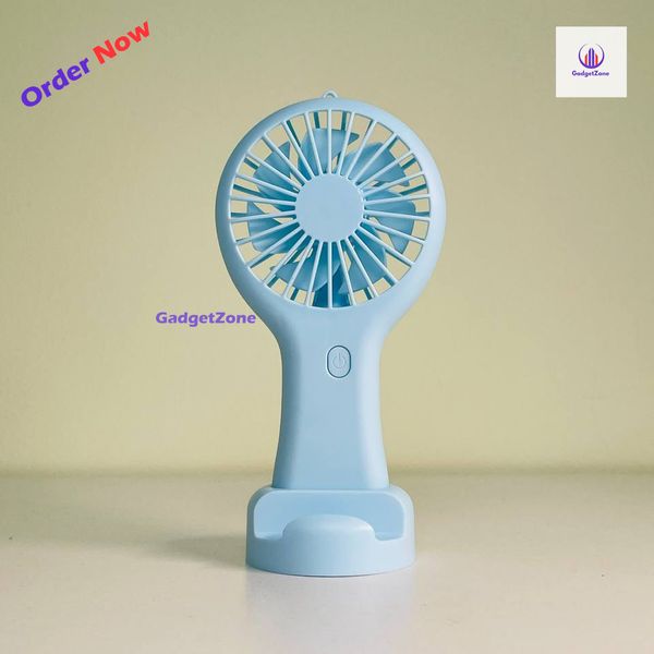 Mini Handy Fan Rechargeable With StandđĨ