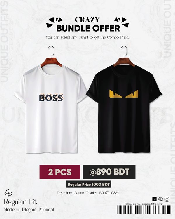 BR22 Luxury Brand Combo T-shirt