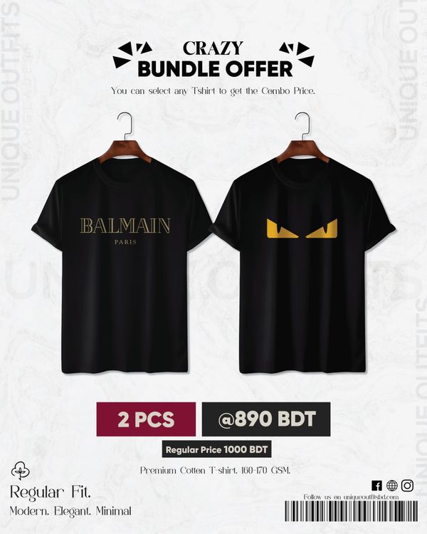 BR26 Luxury Brand Combo T-shirt