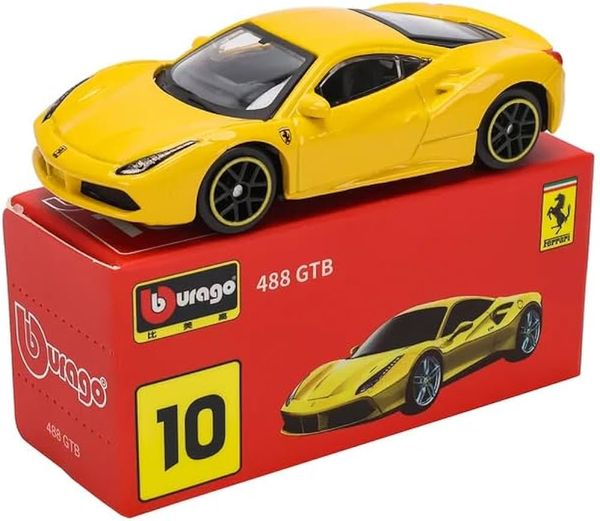 Bburago Ferrari 488 GTB Official Licensed Product1:64