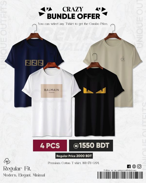 BR42 Luxury Brand Combo T-shirt