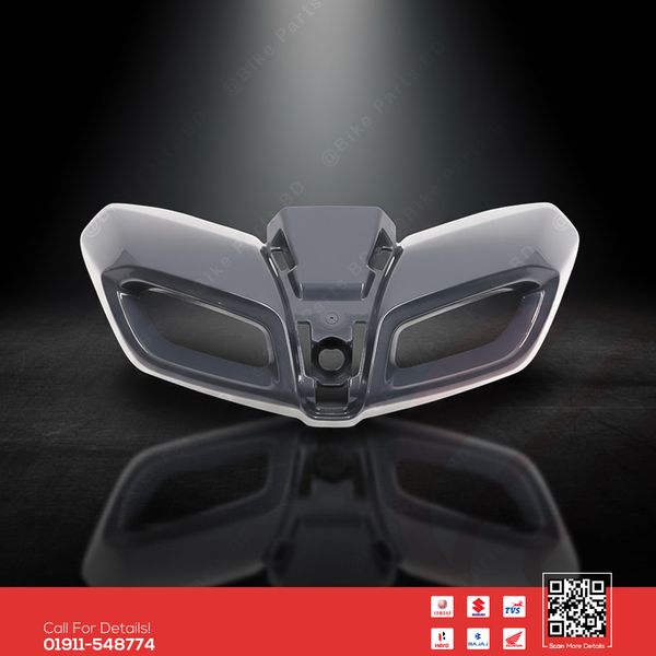 Pilot Light Mask or DRL Mask (Grey Colour) for  Yamaha MT15 V1 & MT15 V2 bike.