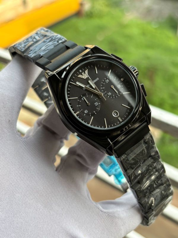Armani Chrono New Full Black