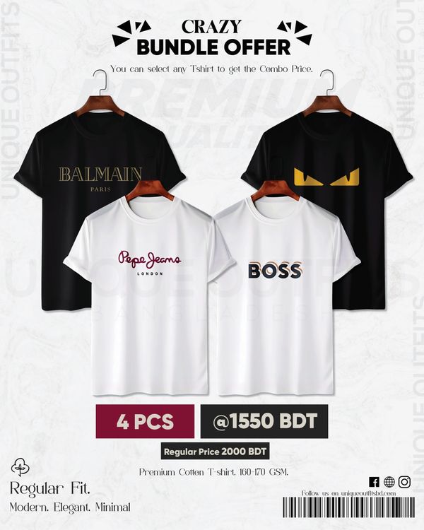 BR45 Luxury Brand Combo T-shirt
