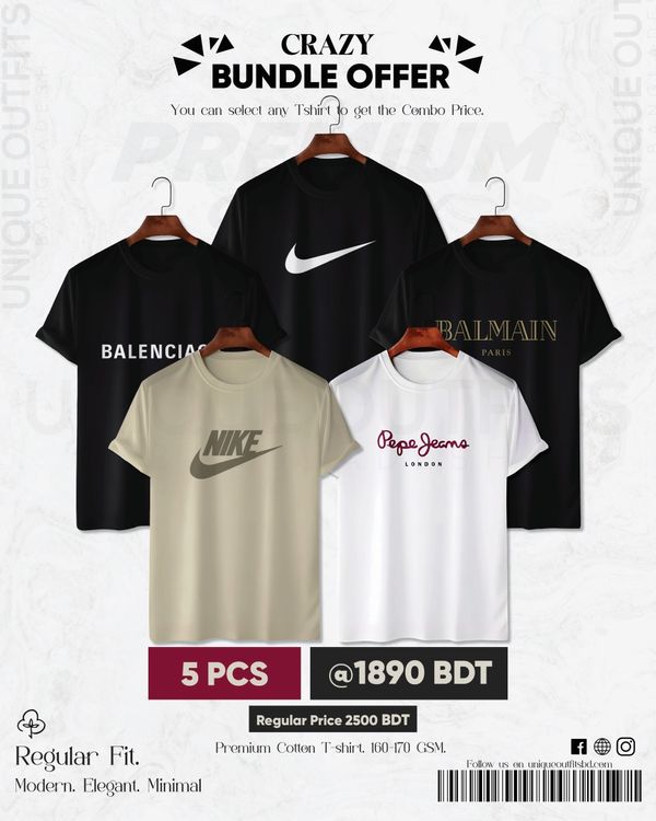 BR55 Luxury Brand Combo T-shirt