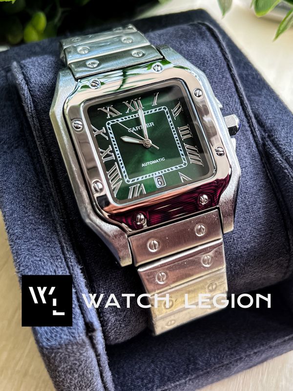 CARTIER DE SANTOS CH FS GREEN DIAL