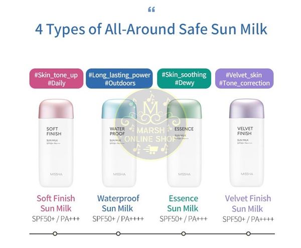 👉🔰Missha Soft Finish Sun Milk SPF50+ Pa+++ (70 ml) - Image 10