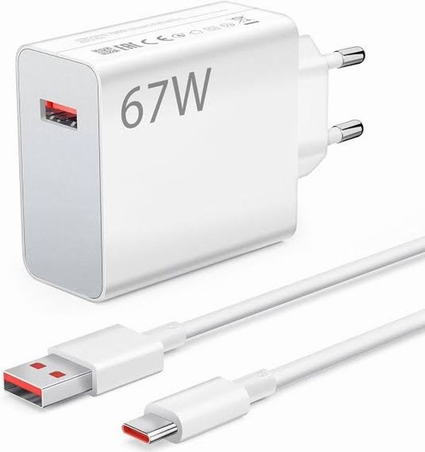 Xiaomi 67W Turbo Adapter with Cable(Original Quality)