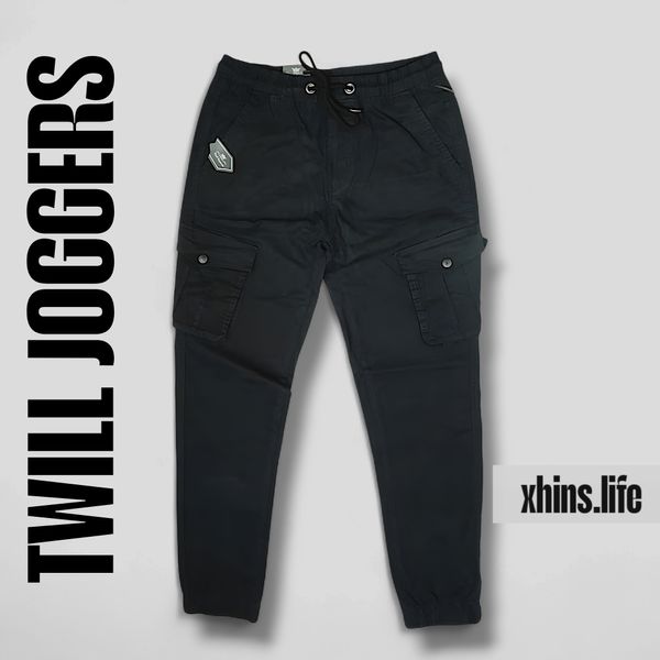 Non-Stretchable Joggers - Black