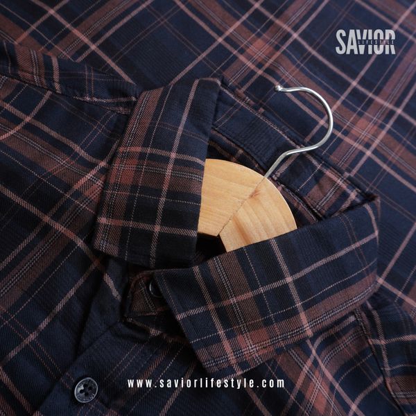 Brick Line Full Sleeve Pocket Less Shirt
