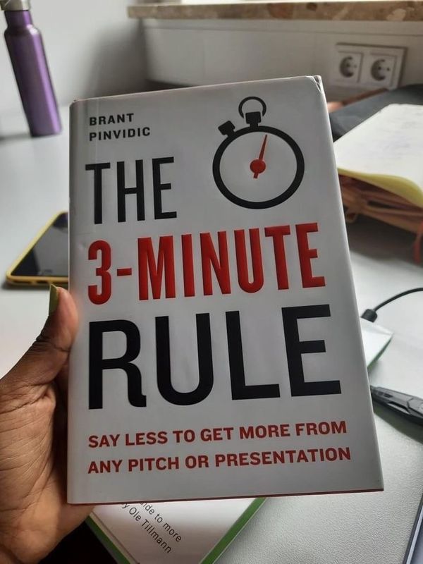 The 3 Minute Rule by Brant Pinvidic