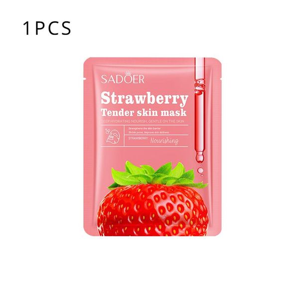 SADOER Strawberry Nourishing Tender Skin Facial Sheet Mask
