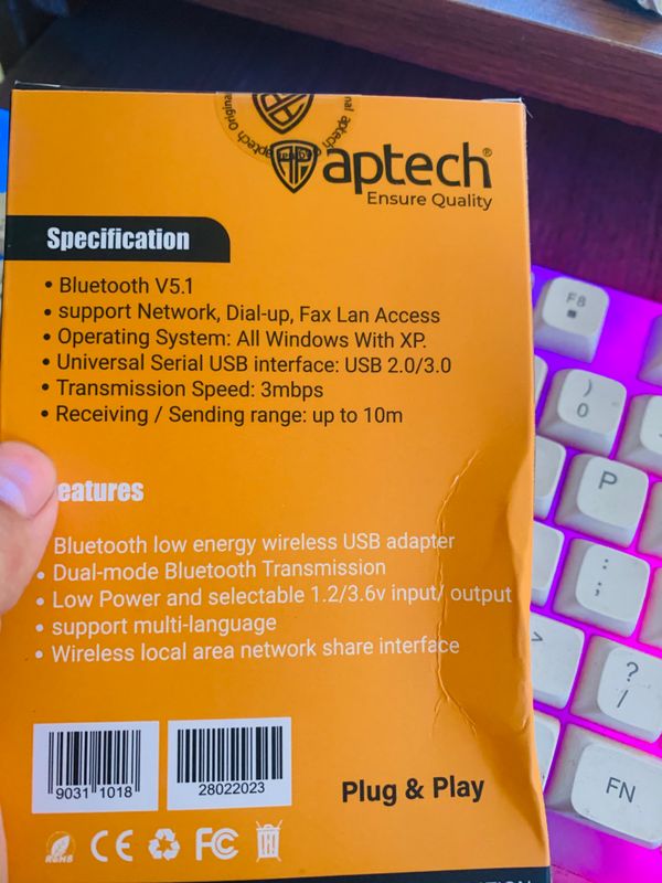 Aptech Bluetooth 5.1 Model BT60 - Image 4