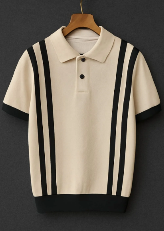 Classic Striped Polo