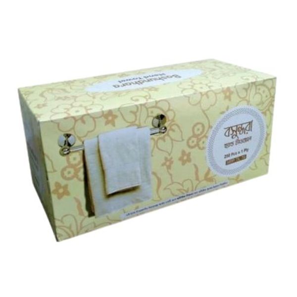 Bashundhara Hand Towel Box 250pcs বসুন্ধরা হাতের তোয়ালে বক্স