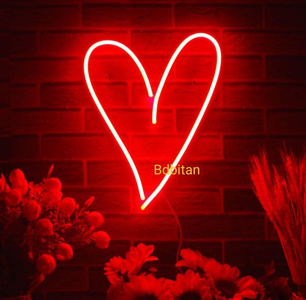 Neon Love Light By BdBitan
