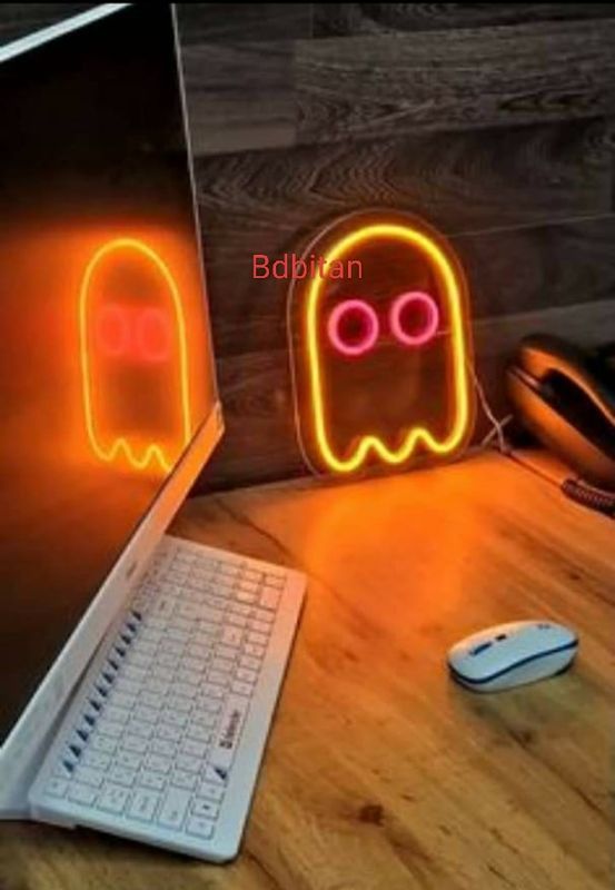 Neon Emoji Light by BdBitan