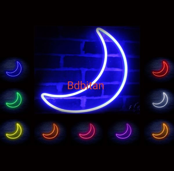 Moon Neon Light By BdBitan