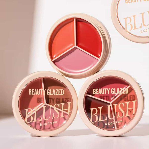 beauty glazed 3 colour blush - Image 1