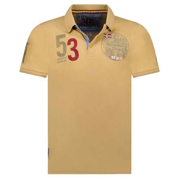 Man - Polo Short Sleeve Beige