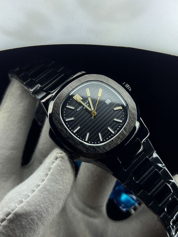 Patek Philippr Nautilus Non Chronograph black Dial Black Body AA Grade