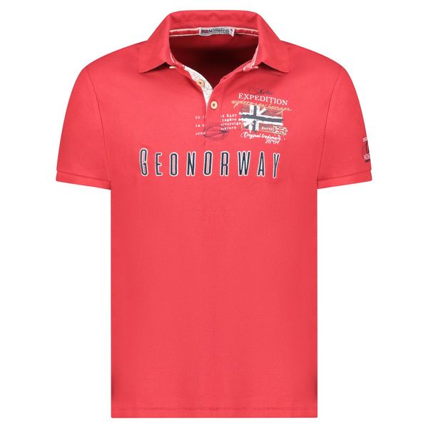 Men - Polo Short Sleeve 100% Cotton Red