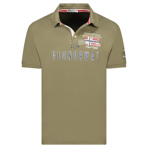 Man - Polo Short Sleeve 100% Cotton Khaki
