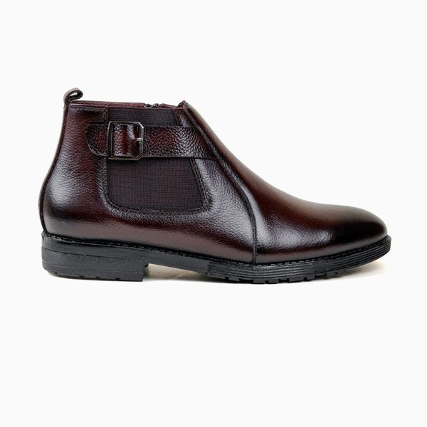 Classic Buckle Chocolate Chelsea Boot