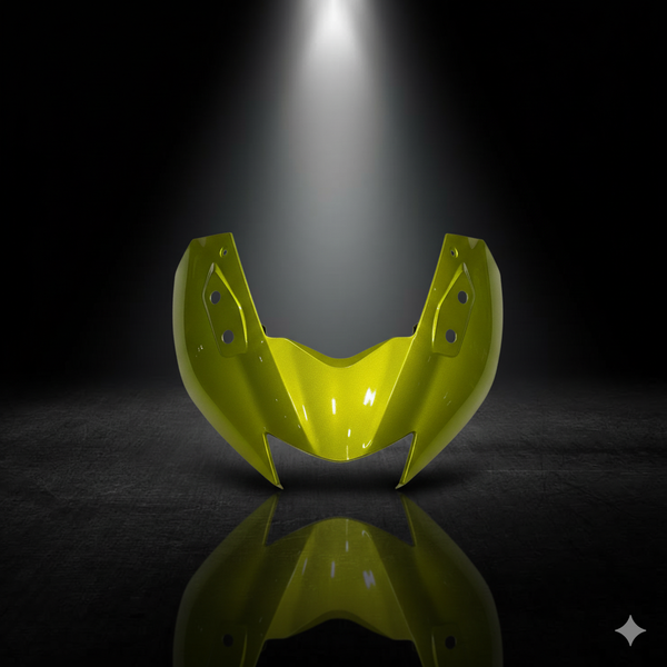 Metershed-Faring (Green) for Suzuki Gixxer SF (New Model-Black Color) bike.