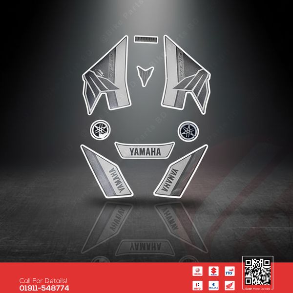Full Set Sticker for Yamaha MT 15 V2 (Black Colour) bike.