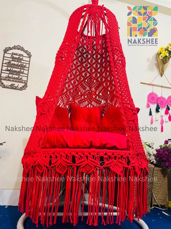Rajkonna dolna 36'' size Premium Red Color