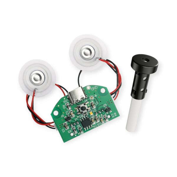 2 Fogger DC5V Type-C Mini Humidifier DIY Kit with Atomizer Sheets & Driver Circuit Board