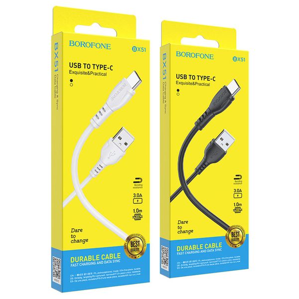 BOROFONE BX51 Triumph charging data cable