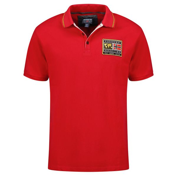 Men - Polo Short Sleeve 100% Cotton Red