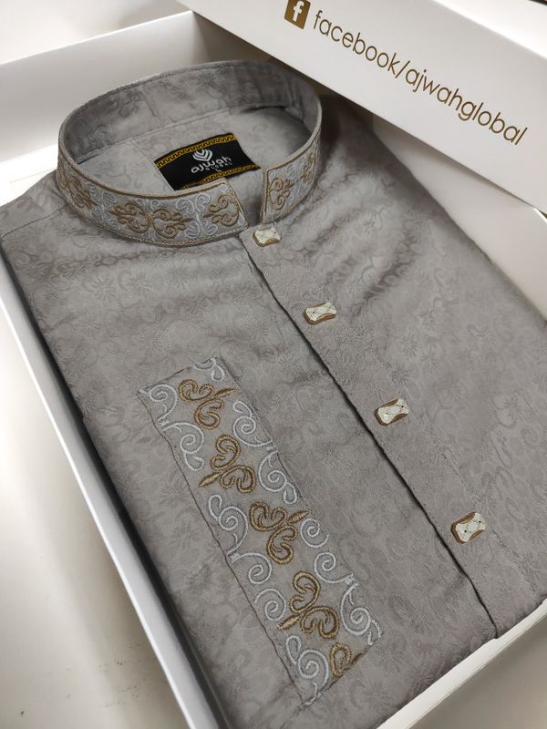 Royal Silver Grace Panjabi