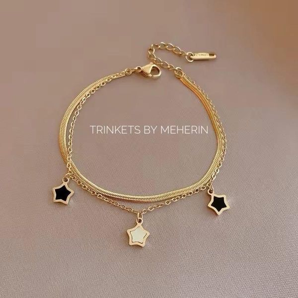 Dual layer star bracelet