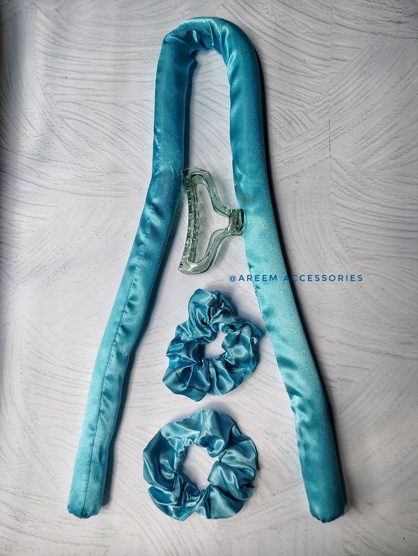 Heatless Curler Set (Sky Blue)
