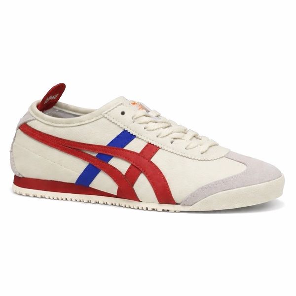 Onitsuka Tiger Mexico 66 Cream with Blue and Maroon step