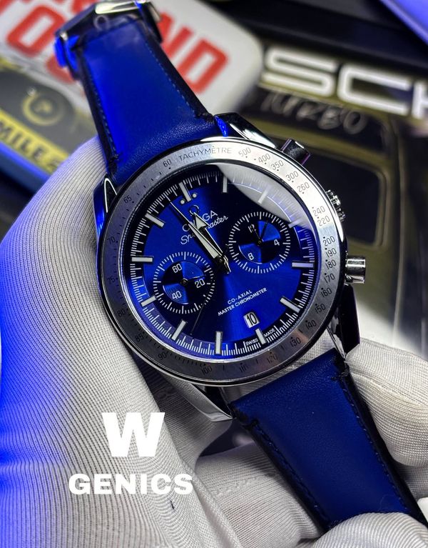 Omega Seamaster 57 Belt Full Blue