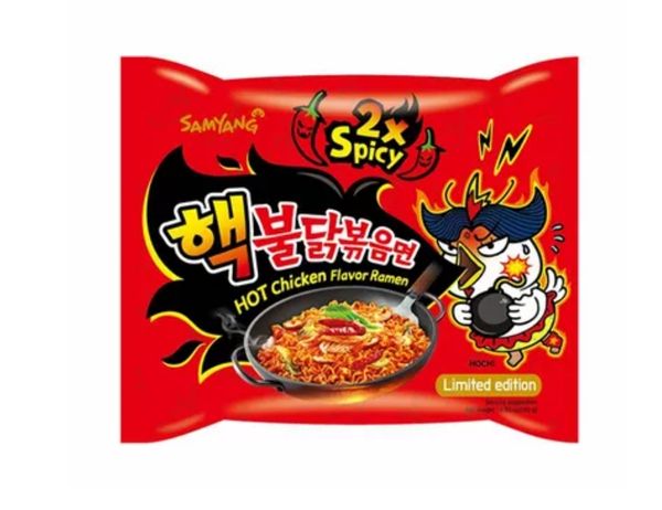 Samyang Hot Chicken Ramen Noodles 2X Spicy 140 gm