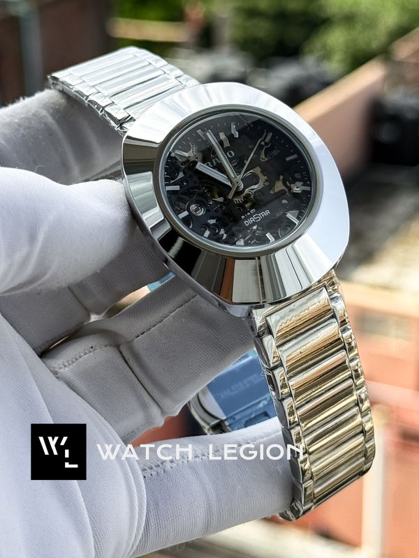 RADO DIASTER AUTO SILVER BODY BLACK DIAL