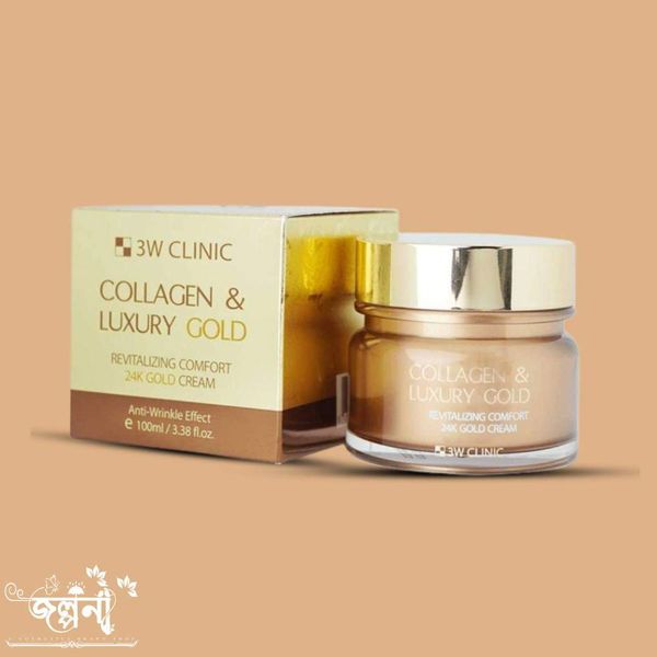 3w clinic collagen and luxury gold cream 100g