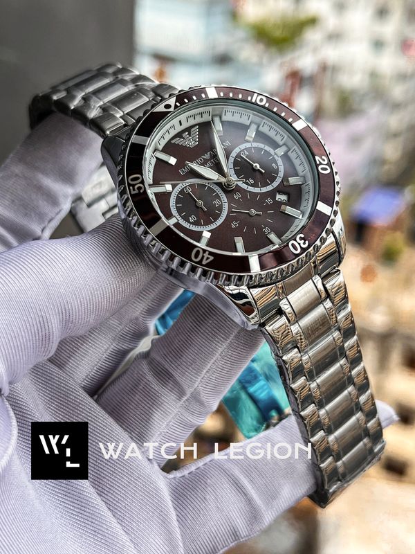 ARMANI CH BROWN DIAL