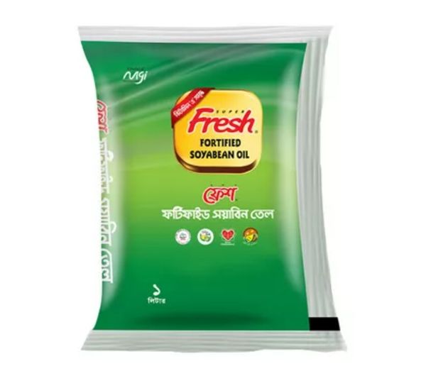 Fresh Fortified Soyabean Oil (Poly) 1 ltr